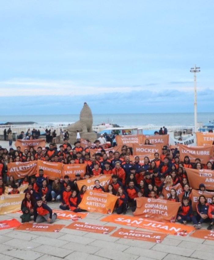 Juegos Evita 2025: la delegación deportiva de San Juan arribó a Mar del Plata