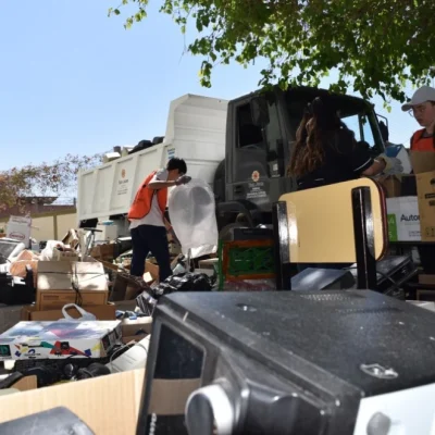 San Juan dio un paso histórico con la venta de 2,5 toneladas de residuos electrónicos para reciclaje