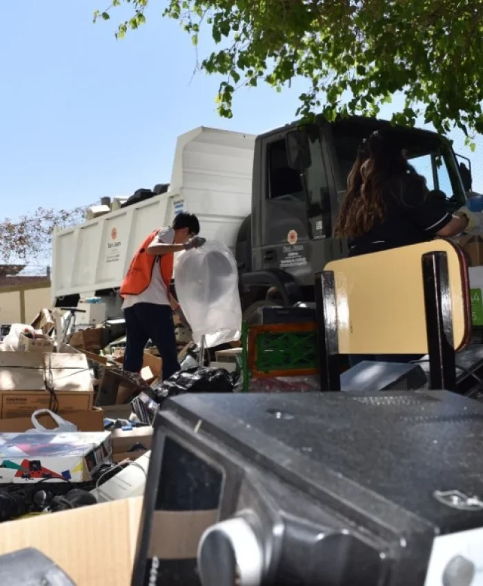 San Juan dio un paso histórico con la venta de 2,5 toneladas de residuos electrónicos para reciclaje