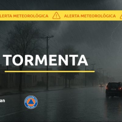 SAN JUAN: Alerta meteorológica  – Tormentas