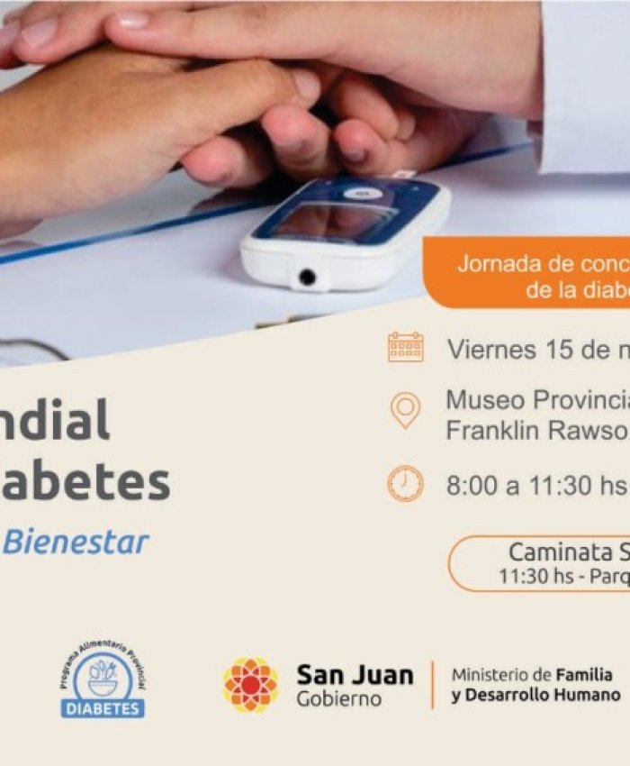 Día Mundial de la Diabetes: organizan jornada de concientización