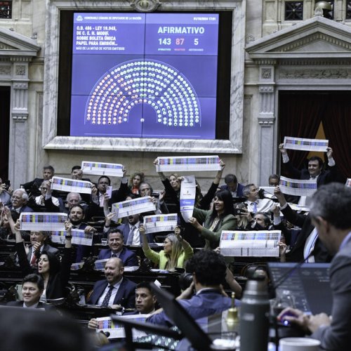 El Congreso aprobó el uso de la Boleta Única de Papel