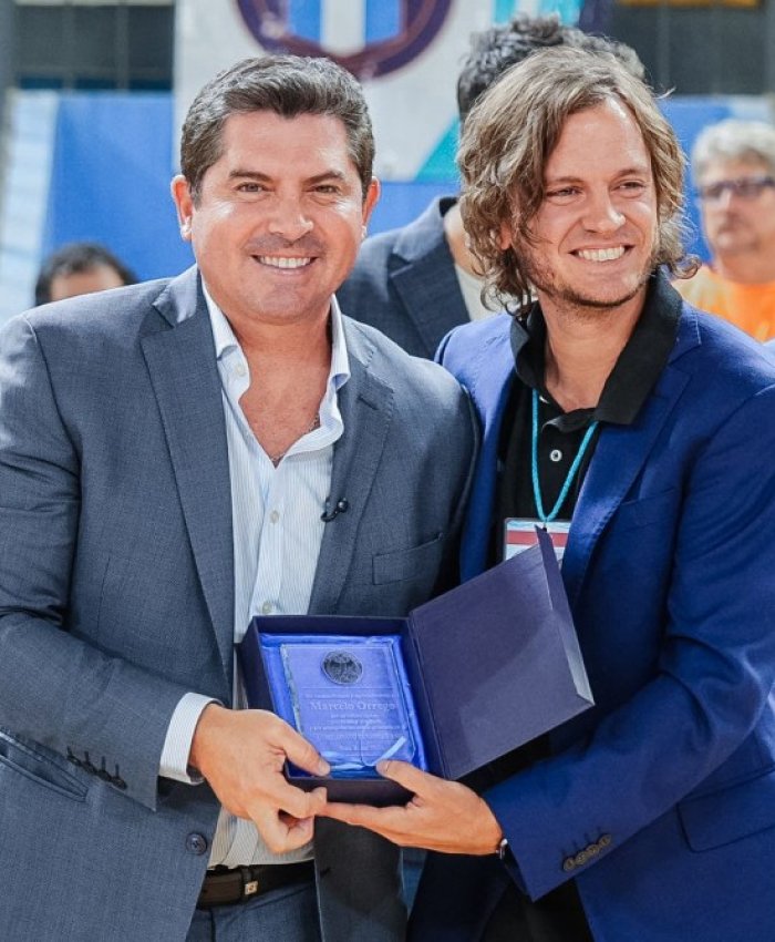 El gobernador Marcelo Orrego participó de la apertura del Panamericano de Futsal de Sordos