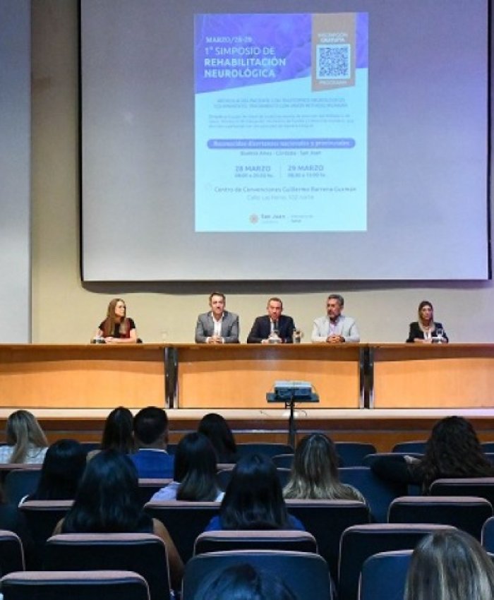 Comenzó el 1° Simposio Provincial de Rehabilitación Neurológica