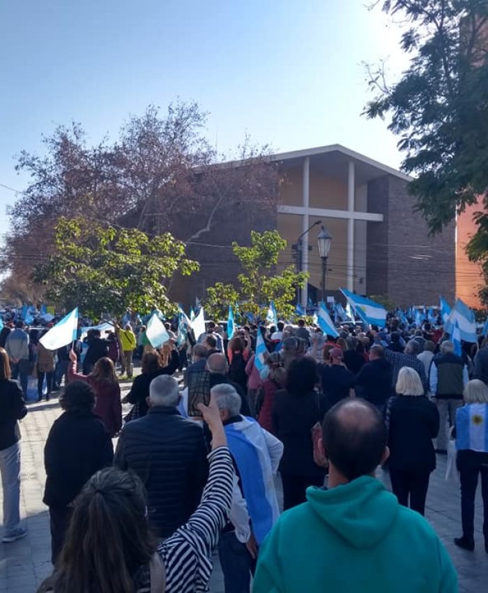 San Juan se sumó al banderazo en contra de el Gobierno nacional