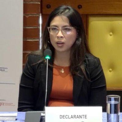 Ayer fue la primera audiencia por el Caso de Esterilizaciones forzadas en la Corte IDH. Marisela Monzón Ramos, hija de Celia Ramos, víctima de esta política desplegada durante la dictadura de Alberto Fujimori, relató su caso ante el tribunal internacional. Foto: Demus / Corte IDH.