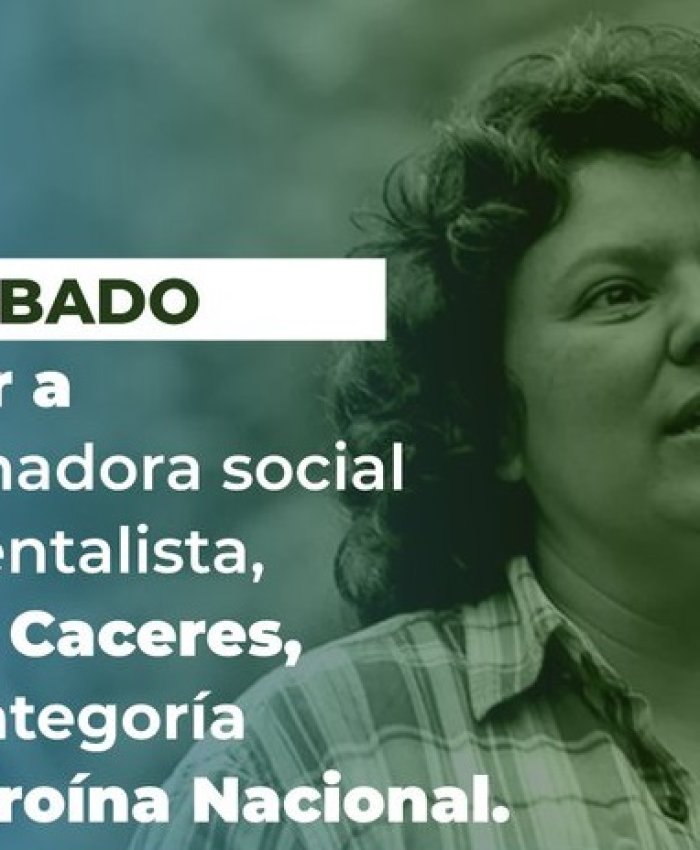 Congreso de Honduras declara heroína nacional a Berta Cáceres
