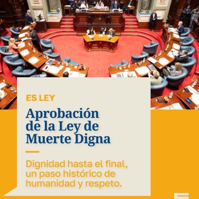URUGUAY: con la votación definitiva del Senado, Uruguay aprobó la ley que regula la eutanasia