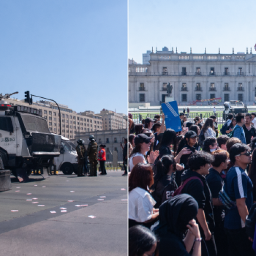 CHILE: Carabineros reprime a manifestantes que se movilizaron en contra de los incrementos en los combustibles