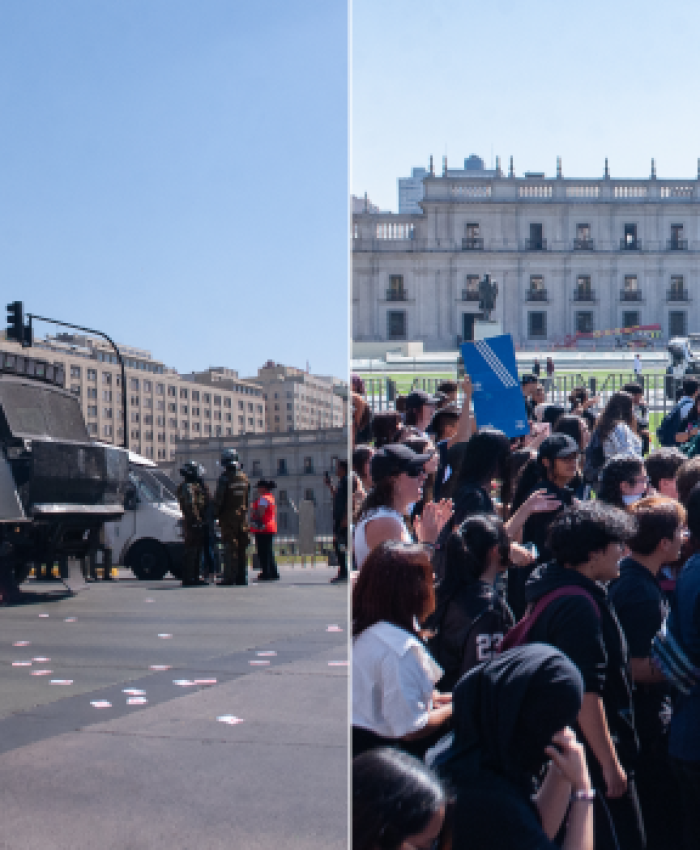 CHILE: Carabineros reprime a manifestantes que se movilizaron en contra de los incrementos en los combustibles