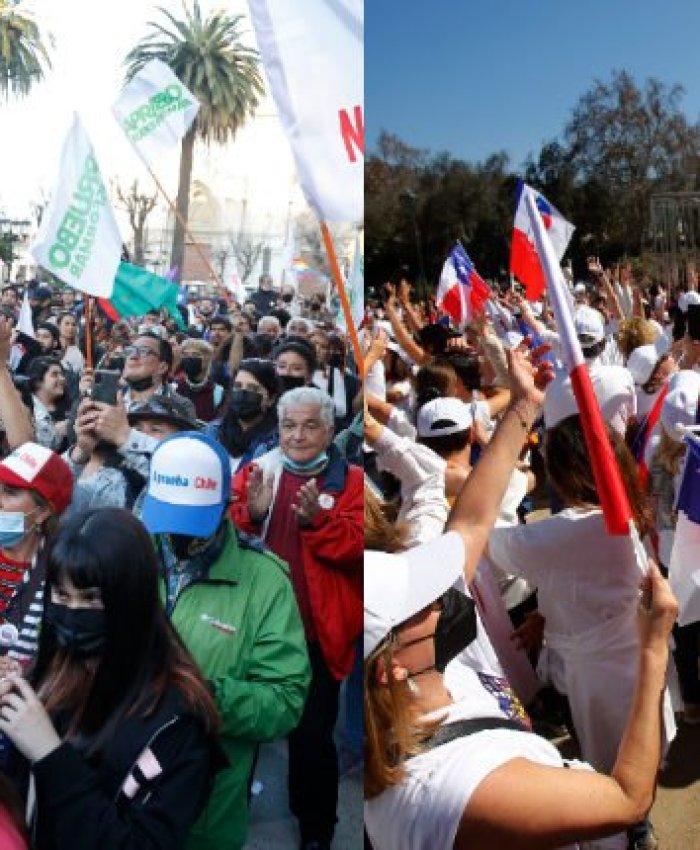 Plebiscito en Chile: Marchas, ataques y polémicas en los últimos días de campaña