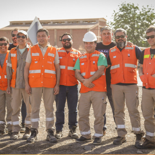 Sergio Uñac refrendó el financiamiento de la Autopista Segunda Sección Ruta 40, en Sarmiento