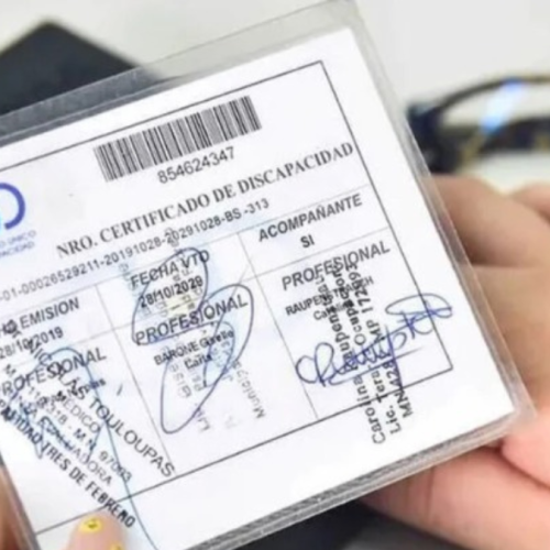 Conocé que beneficios tiene y como tramitar el Carnet Único de Discapacidad en Pocito