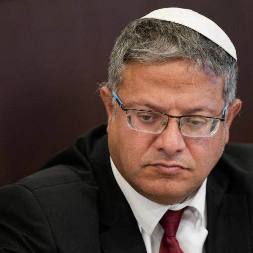 Ministro ultraderechista israelí de Seguridad Nacional, aboga por matar cada noche en Gaza a unas 30 o 40 personas