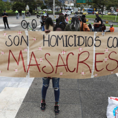 COLOMBIA: El INDEPAZ informa que se registraron 54 masacres con 233 víctimas mortales en lo que va de 2026