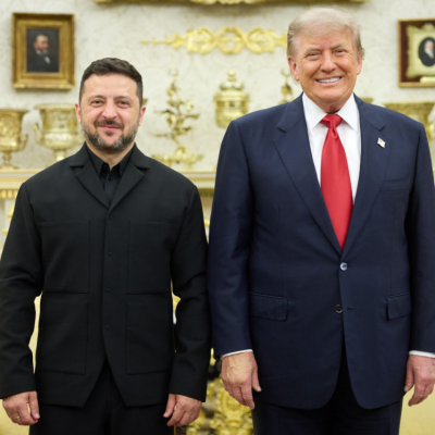 Donald Trump recibe en la Casa Blanca a su homólogo ucranio Volodímir Zelenski, reafirmando una nueva cercanía tras meses de recelos