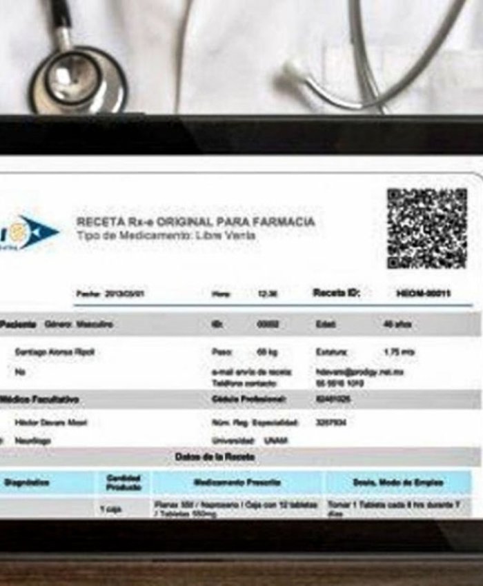 Desde 1° de enero solo se aceptarán las recetas electrónicas