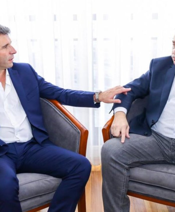 Alberto Fernández se reunió en su casa con Sergio Uñac
