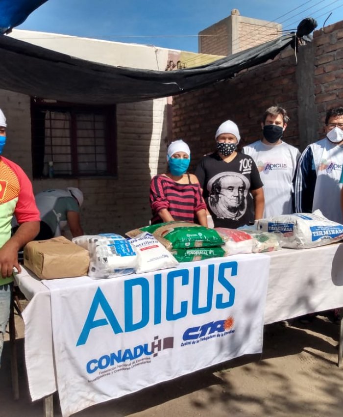 ADICUS PARTICIPA ACTIVAMENTE EN LA CAMPAÑA SOLIDARIA DEL COMITÉ DE CRISIS DE LAS ORGANIZACIONES SOCIALES Y SINDICALES