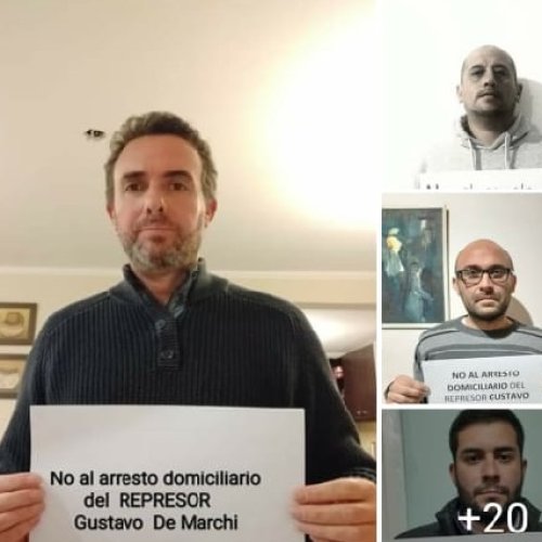 SAN JUAN: repudio en Redes Sociales, no al arresto domiciliario del genocida Gustavo De Marchi