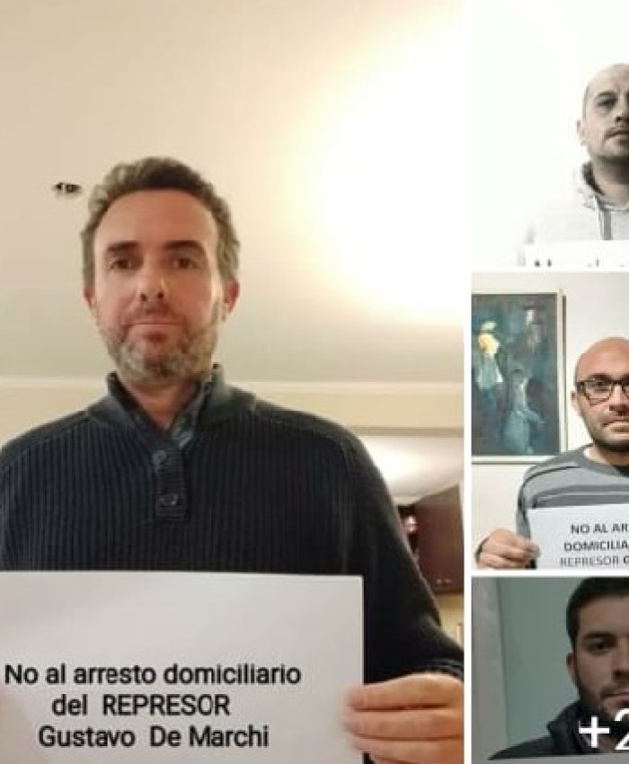 SAN JUAN: repudio en Redes Sociales, no al arresto domiciliario del genocida Gustavo De Marchi