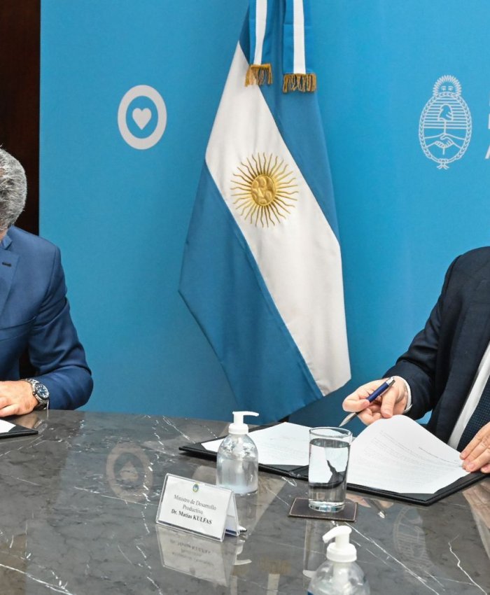 Uñac anunció junto a Kulfas financiamiento por más de $2.600 millones para pymes sanjuaninas