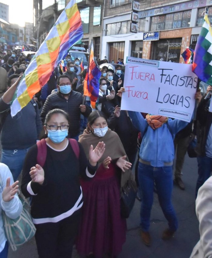Bolivia: Masiva marcha contra intentos de golpes de Estado