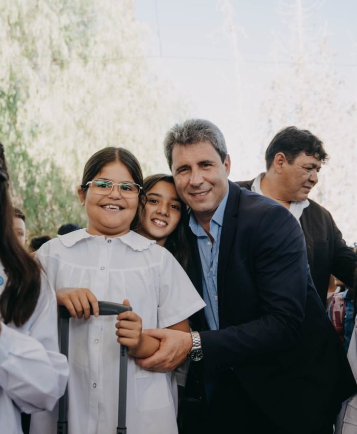 La apertura del Ciclo Lectivo 2023 fue en la escuela Mercedes Nievas de Castro, en Zonda