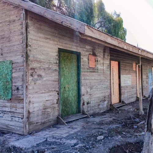 Pocito realiza la restauración de la estación de trenes Aberastain