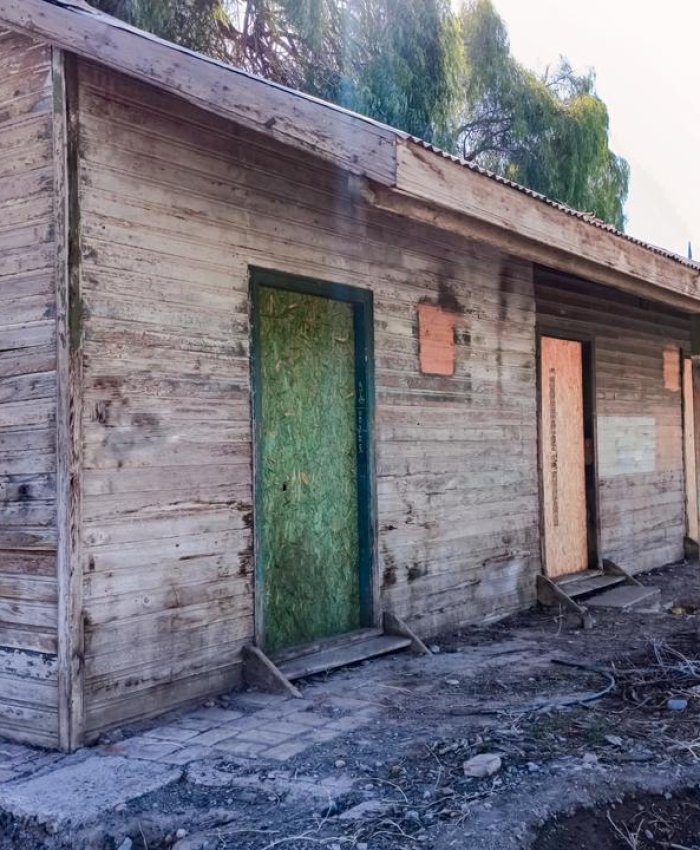 Pocito realiza la restauración de la estación de trenes Aberastain