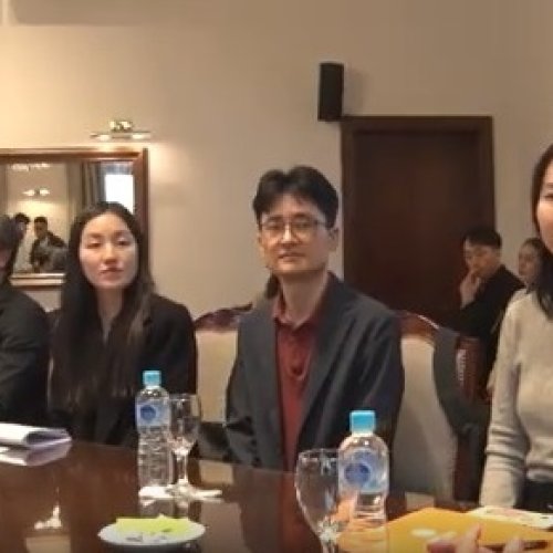 Comitiva coreana presentó sus saludos protocolares al gobernador Marcelo Orrego