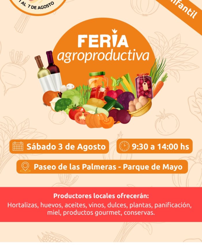 Este fin de semana vuelve la feria agroproductiva, edición especial por la semana mundial de la lactancia