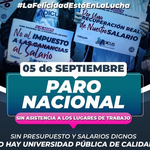 Paro nacional en las universidades nacionales