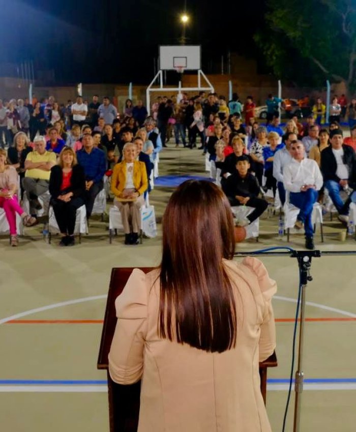 Un nuevo playón deportivo para la comunidad de Chimbas