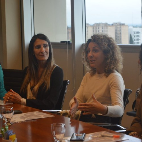 La representante de ONU Mujeres se reunió con dos ministros para coordinar agendas de trabajo