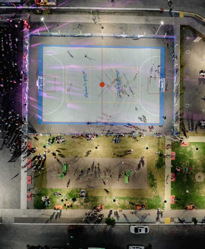 Un nuevo playón deportivo para Chimbas