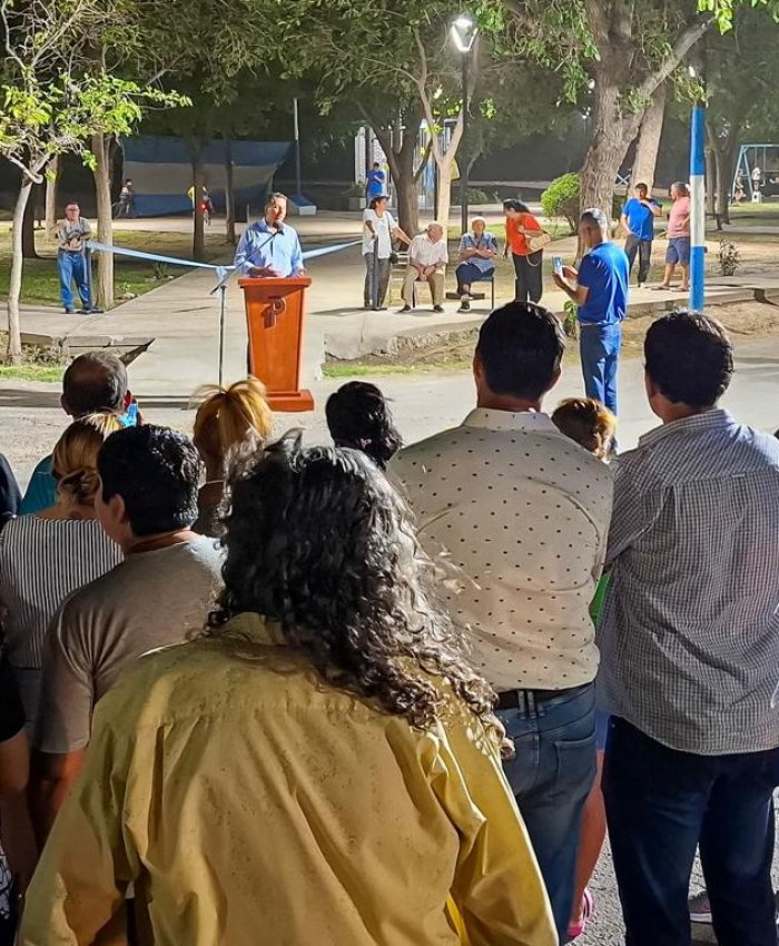 Nueva iluminación para el Barrio Río Negro y Villa Libertad