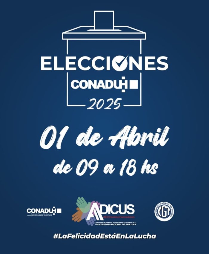 Elecciones de CONADU histórica en San Juan