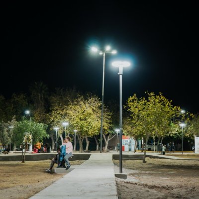 Vecinos del Barrio Cooperativa Laprida ya tienen la plaza totalmente renovada