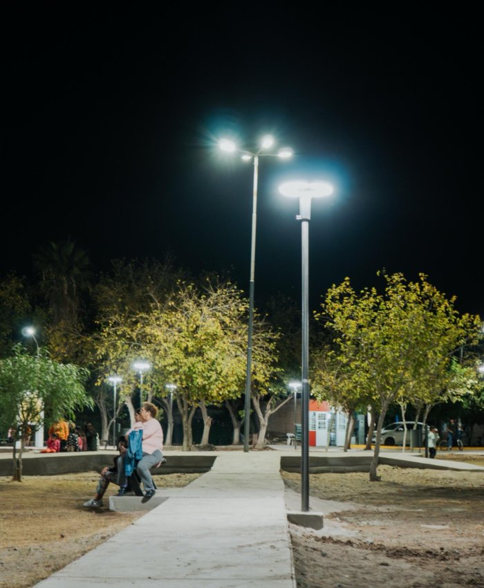 Vecinos del Barrio Cooperativa Laprida ya tienen la plaza totalmente renovada