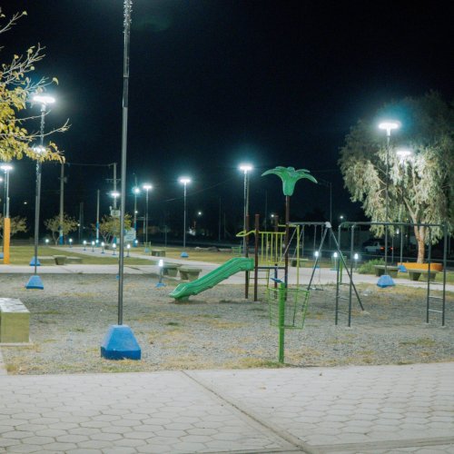 Dos barrios más de Pocito ya tienen una mejor iluminación