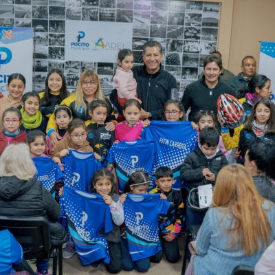 Pocito entregó camisetas a escuelas deportivas y clubes