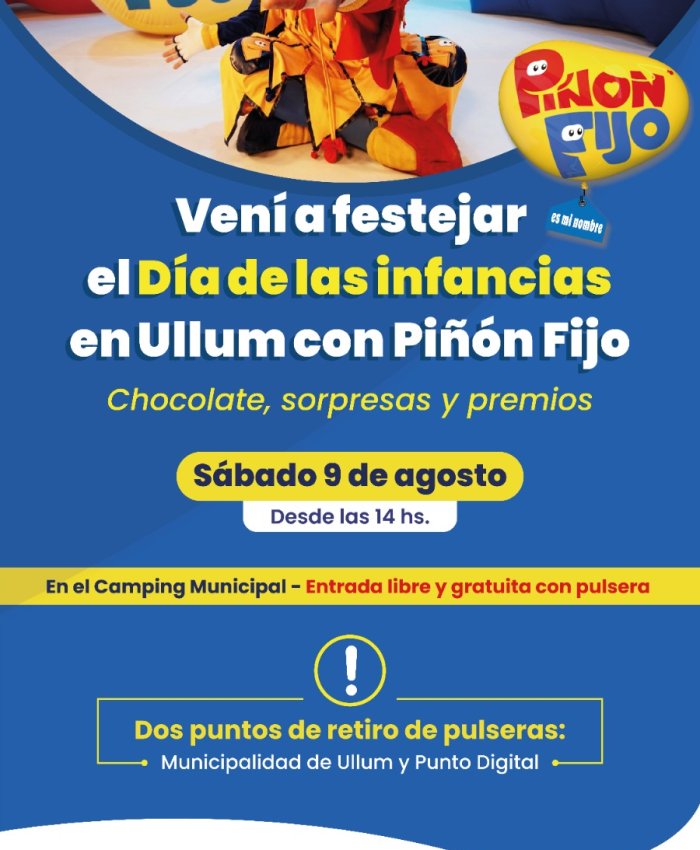 Piñón Fijo llega a Ullum con un show inolvidable al aire libre