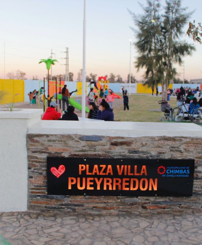 CHIMBAS: La Villa Pueyrredón luce su nueva plaza