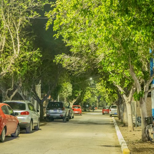 Pocito inauguró una serie de obras en Villa Elisa y Barrio Aberastain