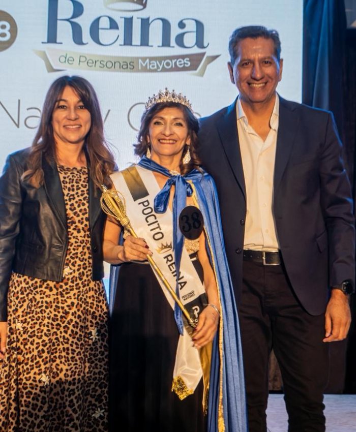 Nancy Lina Ceja es la nueva Reina Departamental de Personas Mayores de Pocito 2025