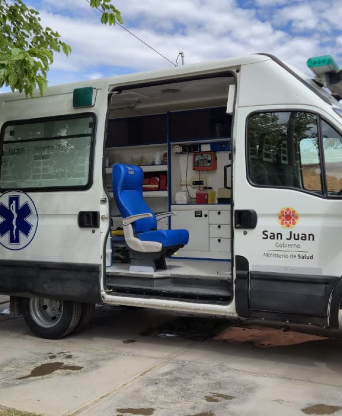 Ullum: nueva ambulancia y trabajo conjunto para mejor atención en salud