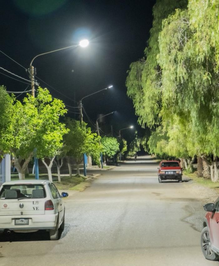 POCITO: inauguran nueva iluminación LED en el Barrio Ruta 40 de Pocito