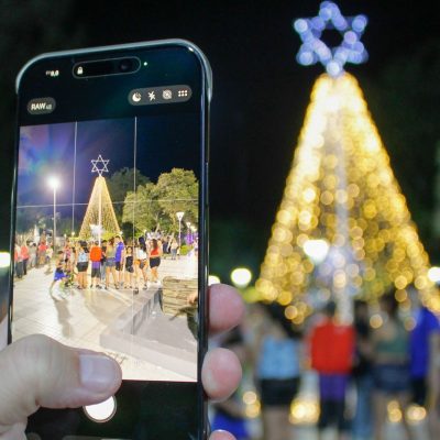 Chimbas celebró su 112° aniversario con un multitudinario festejo en la Plaza Departamental