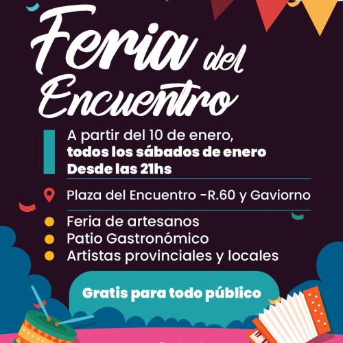 Con folclore y música tropical, vuelve la Feria del Encuentro a Ullum